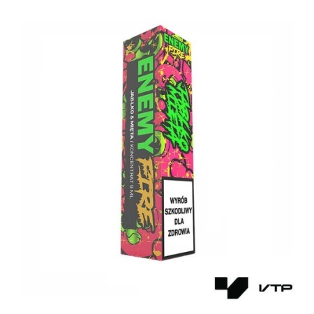 Longfill Enemy Fire - Jabłko Mięta 9/10 ml