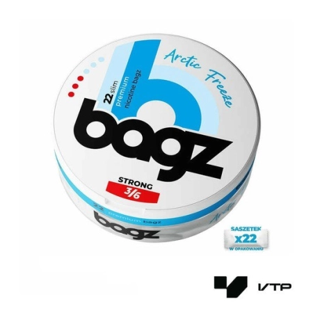 Woreczki nikotynowe BAGZ STRONG - Arctic Freeze 20mg/g