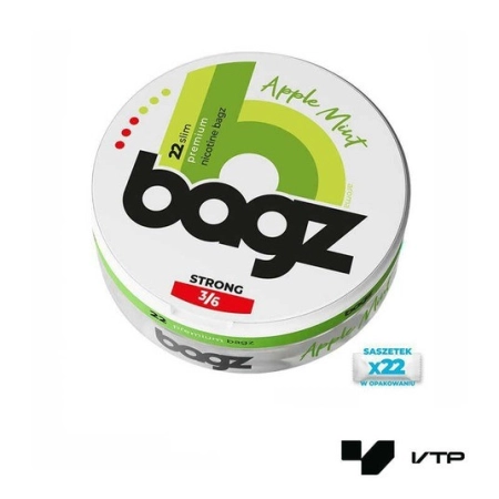 Woreczki nikotynowe BAGZ STRONG - Apple Mint 20mg/g