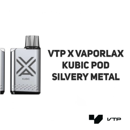 POD Vaporlax Kubic - Silvery Metal