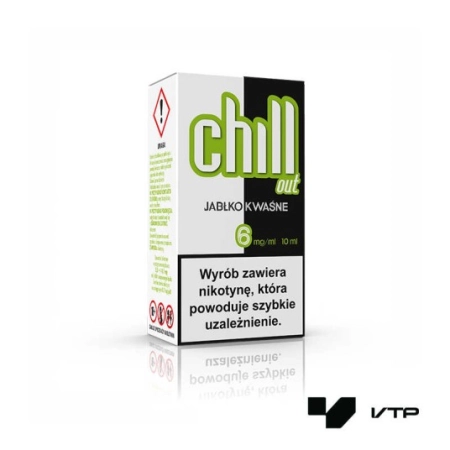 LIQUID CHILL OUT - Jabłko kwaśne 6mg 10ml