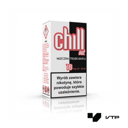 LIQUID CHILL OUT - Mleczna truskawka 18mg 10ml